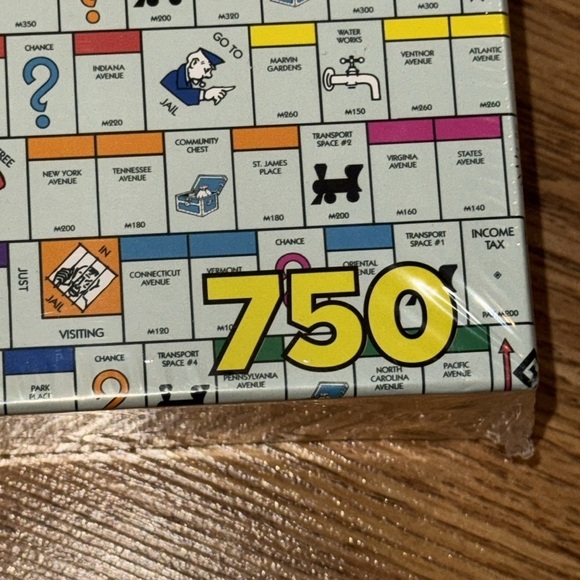 NWT Hasbro Bepuzzled University Games Impossibles Monopoly Puzzle 750pc Ages 12+ - Picture 5 of 14